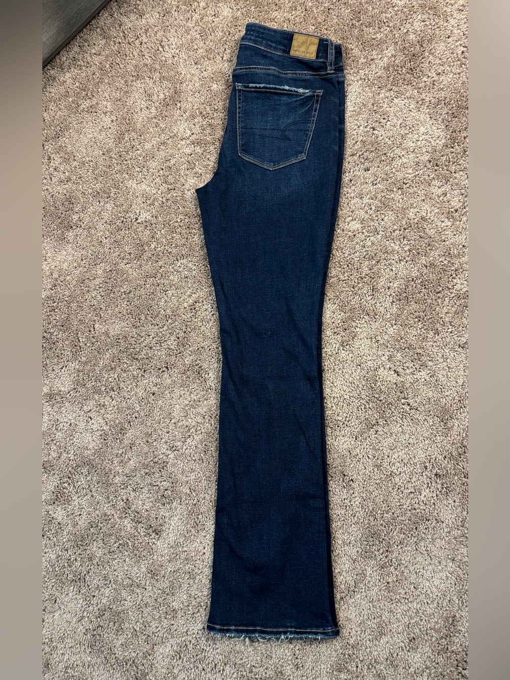 American Eagle Outfitters Indigo High Rise Skinny Jeans Stretchy Casual Denim - Picture 7 of 11